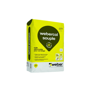 WEBER COL SOUPLE BLANC 25kg (C2S1ET) ±5kg/m²